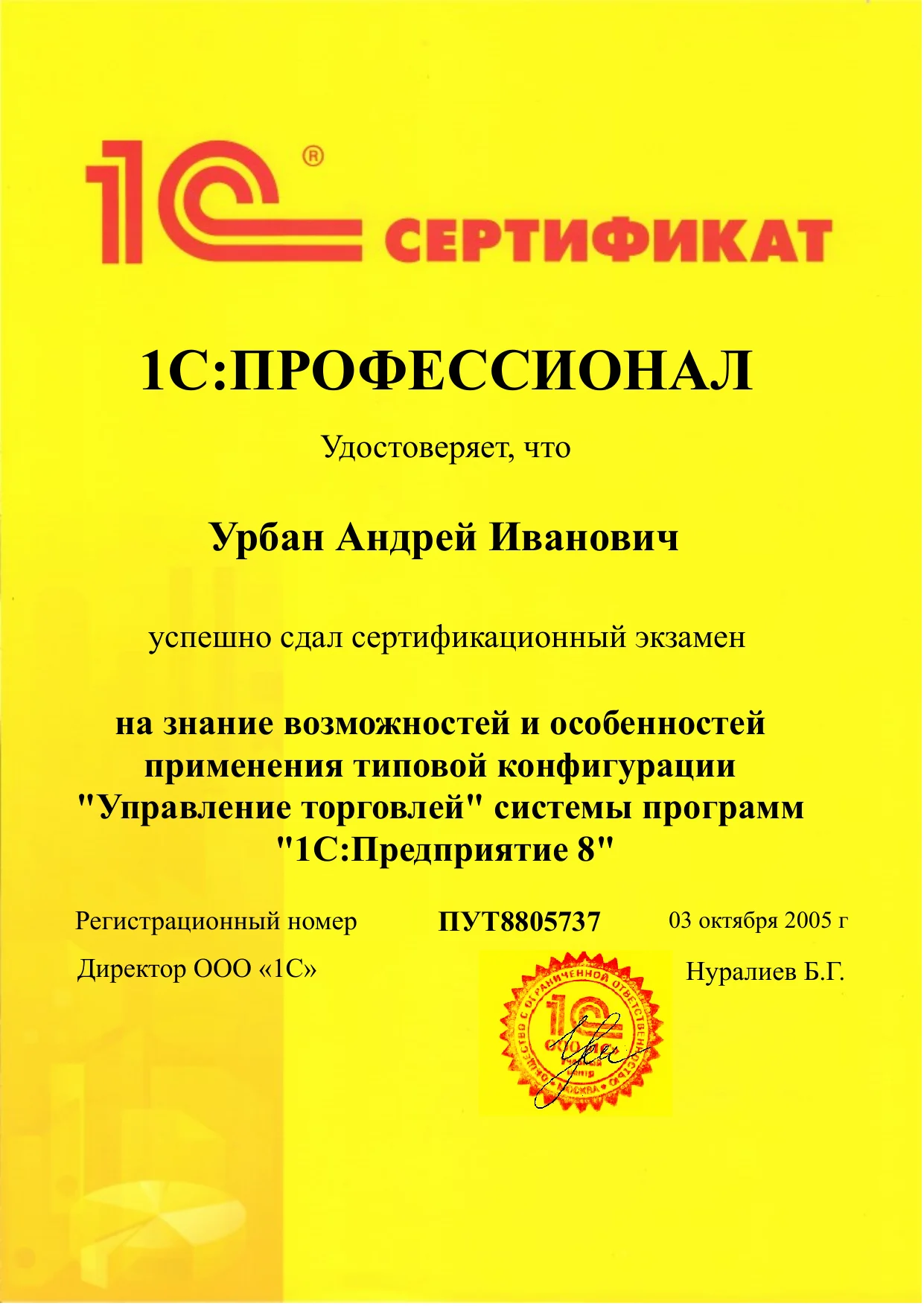 1С Профессионал. Управление торговлей 8